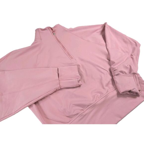 Lululemon Quarter Zip Pullover It’s Rulu Fleece Half Zip in Pink Tide Super SOFT - Picture 1 of 7